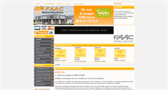 Desktop Screenshot of faac-distribution.fr