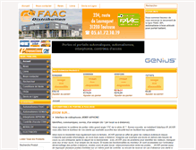 Tablet Screenshot of faac-distribution.fr